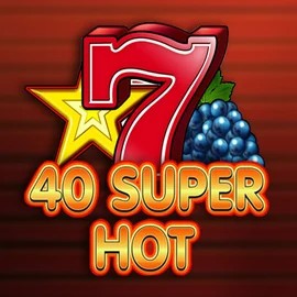 40 Super Hot slot logo by Amusnet Interactive at BroWinner Casino
