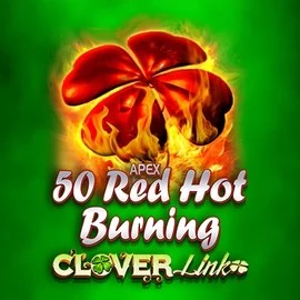 50 Red Hot Burning Clover Links game by Novomatic – logo hosted on BroWinner Casino