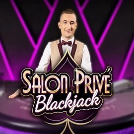 Blackjack Salon Privé online game logo by Ezugi on bro-winner.eu.com
