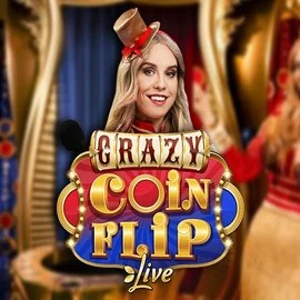 Crazy Coin Flip game by Evolution – logo hosted on BroWinner Casino