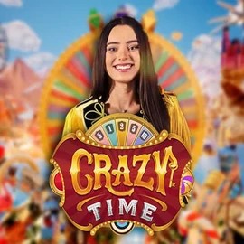 Crazy Time logo – Live Casino by Evolution at BroWinner Casino