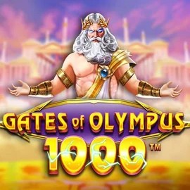 Slots logo of Gates of Olympus 1000 from Pragmatic Play at BroWinner Casino