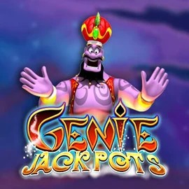 Genie Jackpots slot logo by Blueprint Gaming at BroWinner Casino