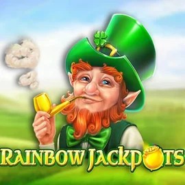 Rainbow Jackpots logo by Red Tiger Gaming at BroWinner Casino