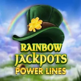 Rainbow Jackpots Power Lines slot icon by Red Tiger Gaming, available at BroWinner Casino
