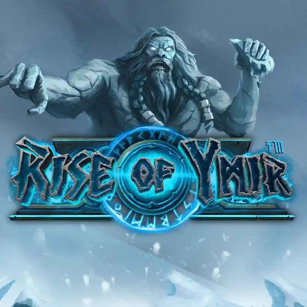 Rise of Ymir slot logo by Hacksaw Gaming at BroWinner Casino