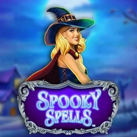 Spooky Spells slot logo by Novomatic at BroWinner Casino