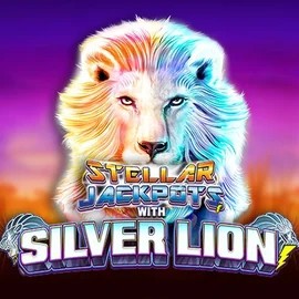Stellar Jackpots with Silver Lion logo by Lightning Box Game at BroWinner Casino