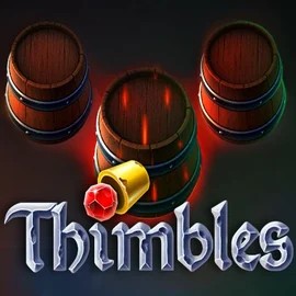 Thimbles online game logo by Evoplay on bro-winner.eu.com